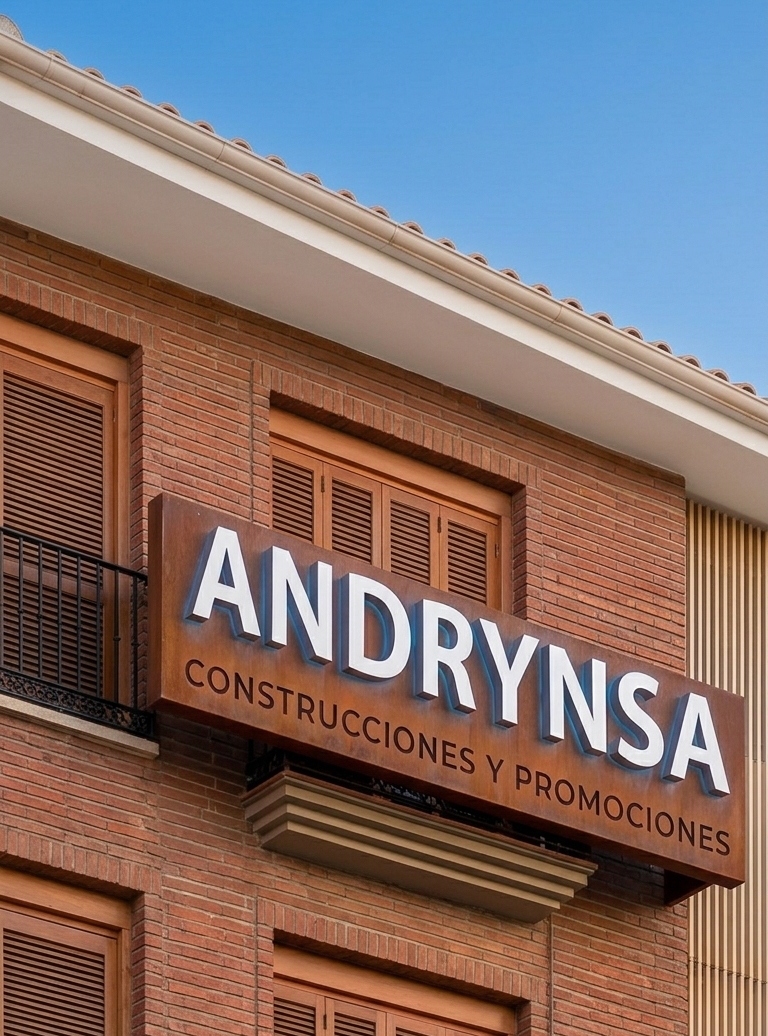 Fachada del edificio ANDRYNSA Construcciones y Promociones