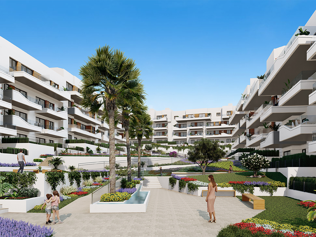Edificio residencial moderno construido por URBITEC-ANDRYNSA